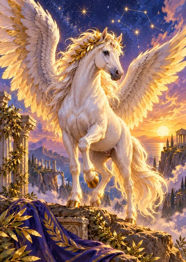 Pegasus — card artwork from Boosterr